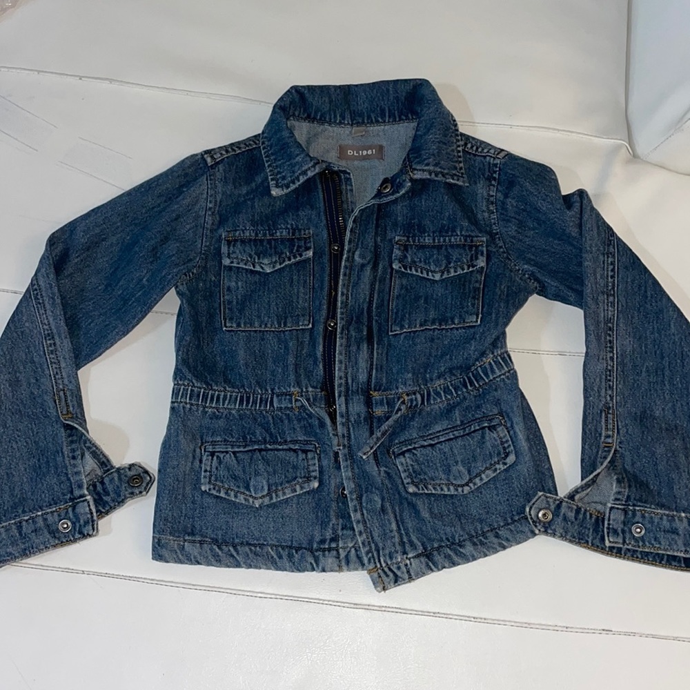 Girls DL1961 Rocco Parka soft Denim jacket small